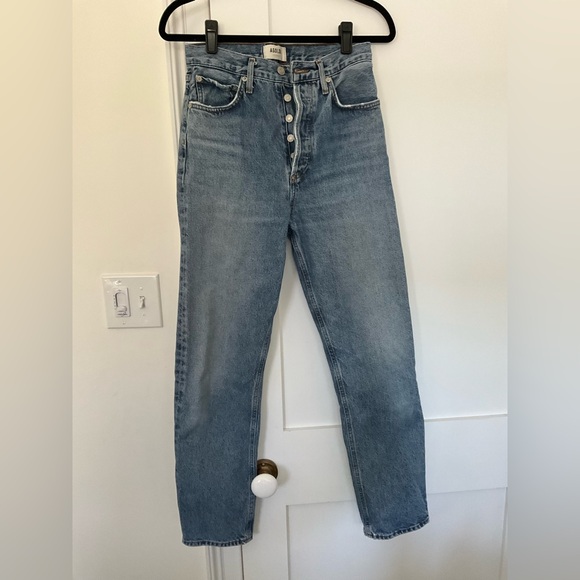 Agolde 90’s Pinch Waist High Rise Straight in Navigate size 25 - Picture 6 of 9